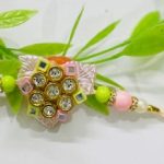 Fashion Mania Designer Handcrafted Floral Motif Rakhi for Brother / Bhai