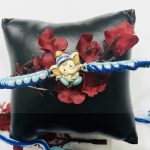 Fashion Mania Handcrafted Designer Baby Ganesha Rakhi For Younger Brothers/Kids