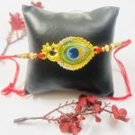 Fashion Mania Designer Peacock Feather/Morpankh Rakhi For Brothers
