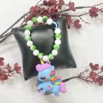 Fashion Mania Handcrafted Designer Unicorn Bracelet Rakhis For Young Girls/Kids
