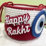 Fashion Mania Handcrafted Happy Rakhi Gift Hamper Jute Bags